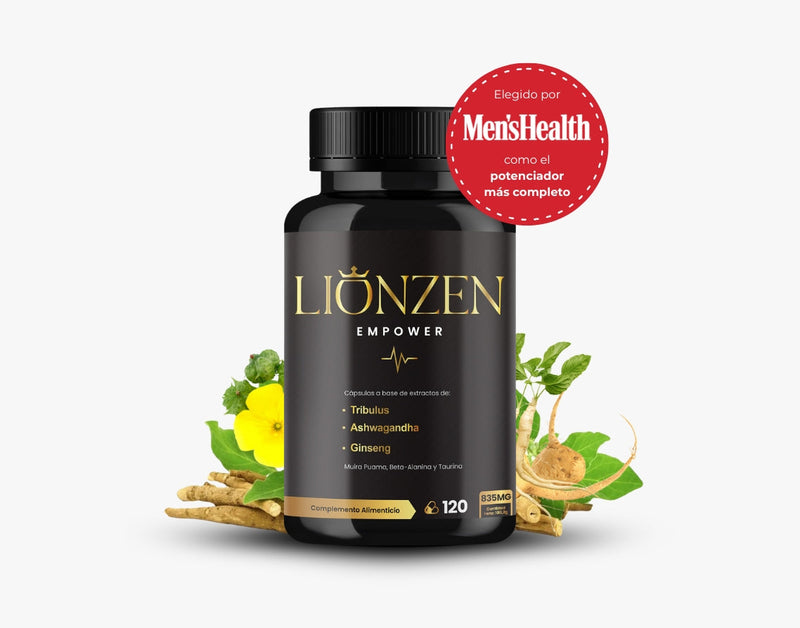 🏆 Lionzen Empower, reconocido por Men’s Health como el potenciador de testosterona más completo del mercado